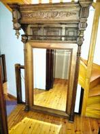 Grand miroir en bois sculpté, Antiquités & Art, Antiquités | Miroirs, Rectangulaire, 150 à 200 cm, 50 à 100 cm, Enlèvement