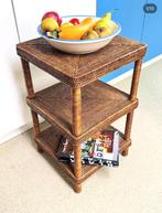 Rattan plantentafel bijzettafel in Birma riet, Ophalen