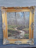 huile sur toile ruisseau signe marcel pipart, Antiek en Kunst, Ophalen of Verzenden