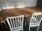 Table avec 3 chaises, Maison & Meubles, Tables | Tables à manger, Enlèvement, Comme neuf
