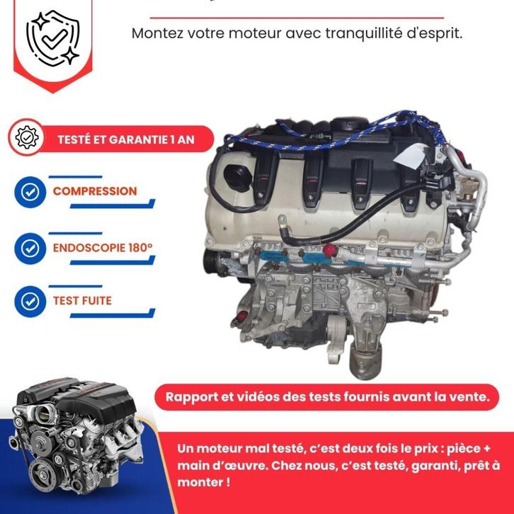 Moteur complet porsche panamera s 970 4.8 v8 400cv, Autos : Pièces & Accessoires, Moteurs & Accessoires, Porsche, Neuf, Enlèvement ou Envoi
