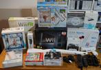 Nintendo Wii console + games, Ophalen of Verzenden, Gebruikt, Met 3 controllers of meer, Met games