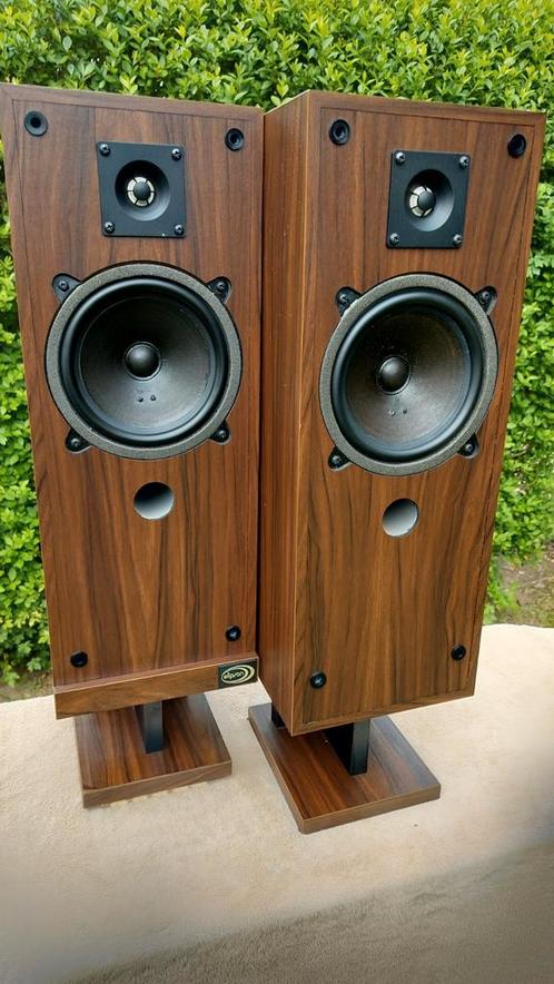 Elipson 1001 luidsprekers, vintage High-End uit Frankrijk!, Audio, Tv en Foto, Luidsprekerboxen, Gebruikt, Front, Rear of Stereo speakers