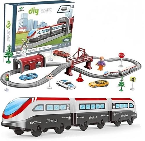 BASAMOU Elektrische trein voor kinderen GRATIS LEVRING, Kinderen en Baby's, Speelgoed | Overig, Nieuw, Jongen of Meisje, Verzenden