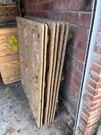 6 Houtvezel paletten, Ophalen, Gebruikt, Overige materialen, 100 mm of meer