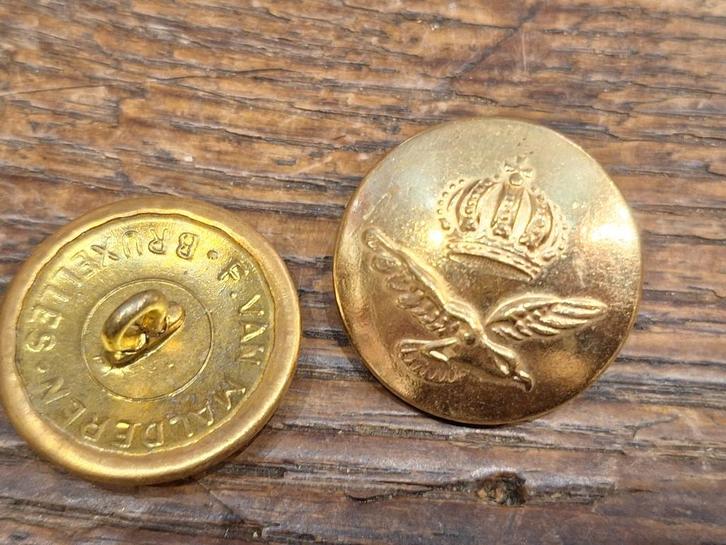 oude knoop Belgische Luchtmacht, WO2, Verzamelen, Militaria | Tweede Wereldoorlog, Luchtmacht, Kleding of Schoenen, Ophalen of Verzenden