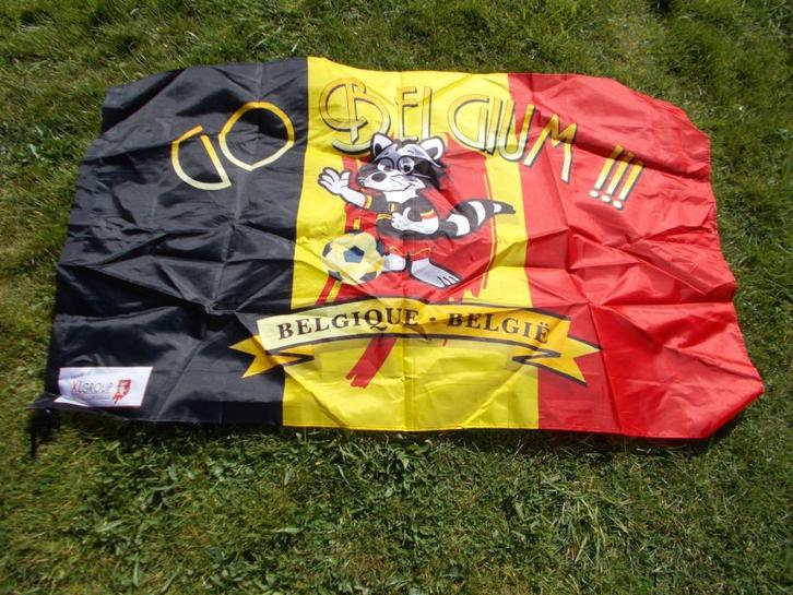 1 Vlag 'Go Belgium', Diversen, Vlaggen en Wimpels, Nieuw, Ophalen of Verzenden