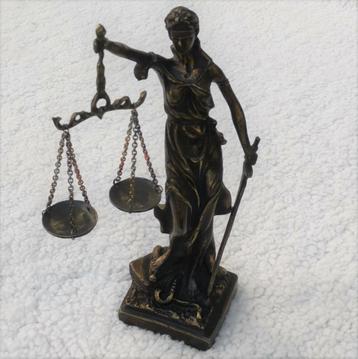 Beeld: Vrouwe Justitia - brons beschikbaar voor biedingen