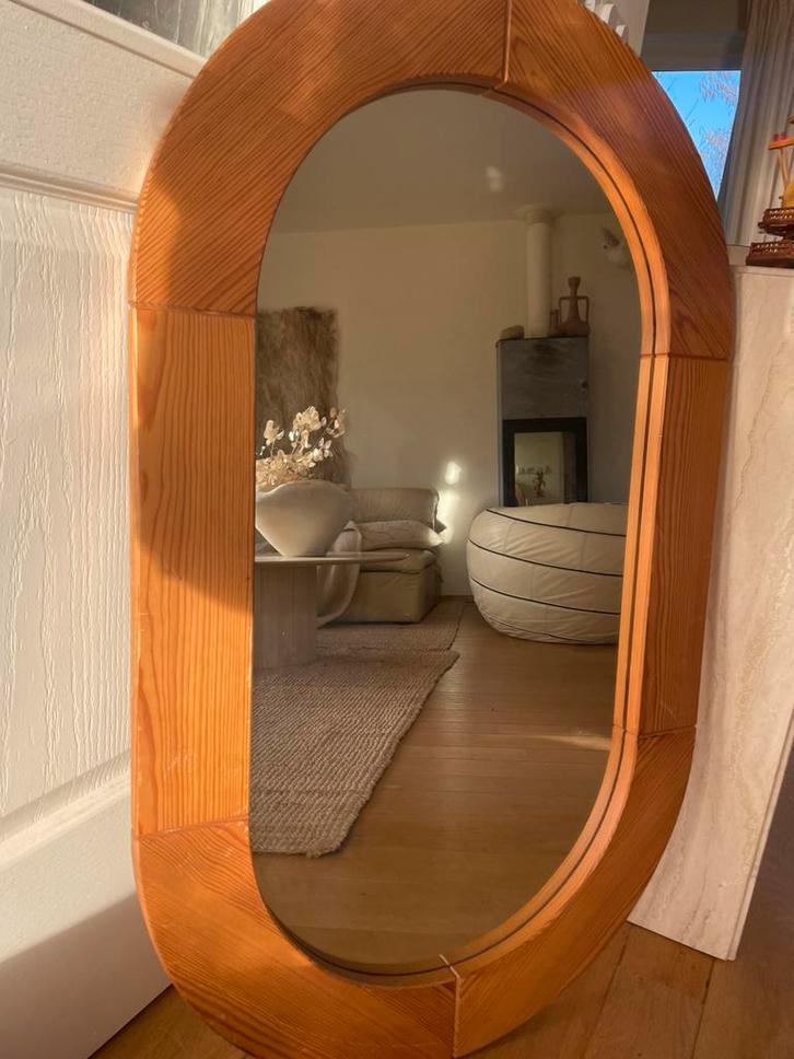 Grote ovale spiegel massief grenenhouten lijst Finja 2  IKEA, Maison & Meubles, Accessoires pour la Maison | Miroirs, Enlèvement