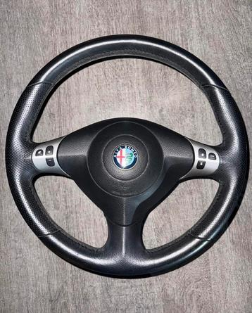 Sport Stuur Alfa Romeo met airbag zwart leder nieuwstaat beschikbaar voor biedingen