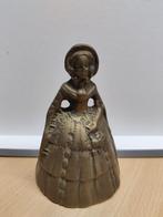Antieke bronzen tafelbel Victoriaanse dame, Ophalen of Verzenden, Brons