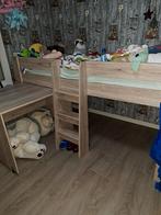 Hoogslaper licht hout, Kinderen en Baby's, Kinderkamer | Stapelbedden en Hoogslapers, Hoogslaper, Zo goed als nieuw, Ophalen