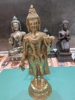 Staande boeddha sculptuur Shakyamuni Boeddhabeeld 31 cm, Huis en Inrichting, Woonaccessoires | Boeddhabeelden, Gebruikt, Ophalen of Verzenden