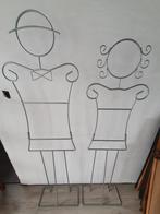 Dressboy dressgirl in metaal, Ophalen, Zo goed als nieuw