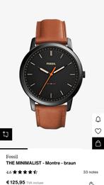 Montre Fossil homme "The Minimalist", Handtassen en Accessoires, Horloges | Heren, Ophalen, Nieuw, Polshorloge, Overige merken