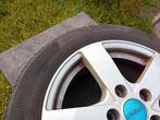 4 velgen en winterbanden Dezent/Continental, Auto-onderdelen, Banden en Velgen, Ophalen, Gebruikt, 16 inch, Banden en Velgen