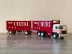Herpa MAN F90 Mon Cheri  combinatie 1/87, Ophalen of Verzenden, Zo goed als nieuw, Bus of Vrachtwagen, Herpa