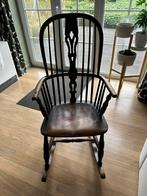 Rocking chair vintage ancien bois basculante bois