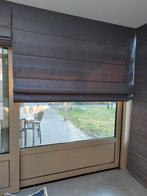 Vouwgordijn 190x250 bruin/grijze, Huis en Inrichting, Stoffering | Gordijnen en Lamellen, Ophalen, Gebruikt, Bruin