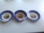 vintage 3sierbordjes Ostende Belle epoque, Ophalen of Verzenden