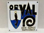 Plaque en véritable émail orval 12/12cm, Collections, Comme neuf