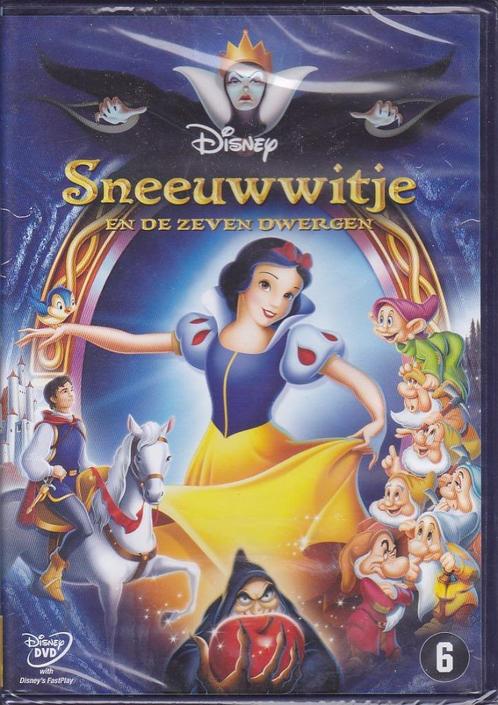 Sneeuwwitje en de zeven dwergen (DVD), Cd's en Dvd's, Dvd's | Tekenfilms en Animatie, Nieuw in verpakking, Tekenfilm, Vanaf 6 jaar