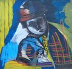 LIONEL VINCHE / LA MAINE / ORIGINEEL / 31x32cm / SIG / 1986, Ophalen of Verzenden