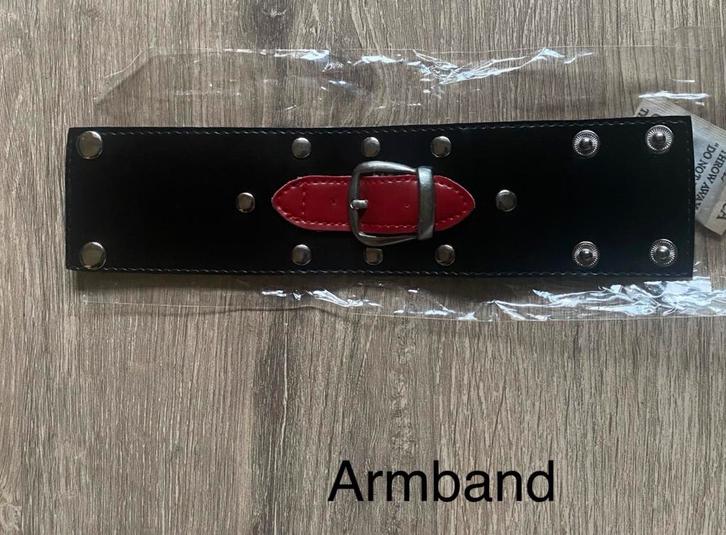 🔥 Armband met drukknopen, Bijoux, Sacs & Beauté, Bracelets, Neuf, Synthétique ou Plastique, Noir, Enlèvement ou Envoi