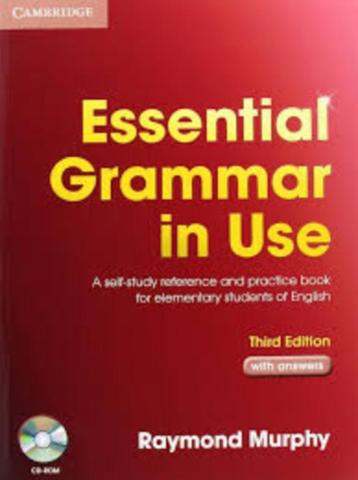 Livre/Grammaire essentielle à utiliser avec les réponses et, Livres, Enlèvement ou Envoi, Comme neuf