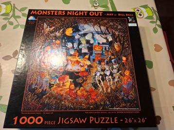 Jigsaw puzzel Halloween 1000stuks disponible aux enchères