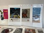 Oude reclame posters jaren 30, Verzamelen, Posters, A4 of kleiner, Ophalen of Verzenden, Reclame, Rechthoekig Staand