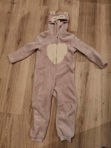 NIEUW ** onesie pyjamapak van fleece - maat 110cm beschikbaar voor biedingen