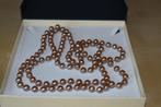 Collier de perle brun, Enlèvement, Comme neuf, Brun