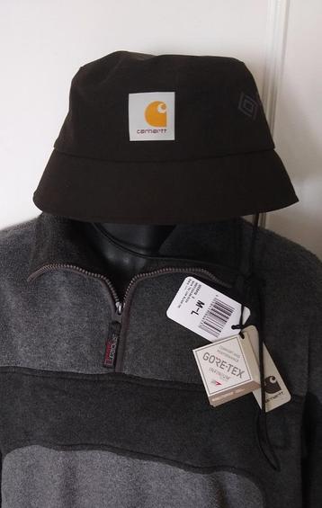 nieuw Carhartt zwarte Goretex Line Bucket hat, M-L