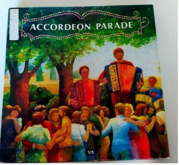 Vinyl Box Accordeon Parade Folk volksmuziek Folklore Frans beschikbaar voor biedingen