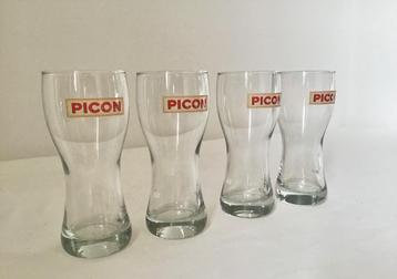 Franse Piconglazen (4) beschikbaar voor biedingen