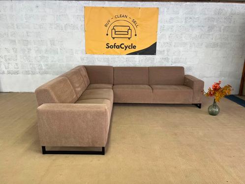 Hoekzetel in Warme Bruintint – Comfortabel & Tijdloos, Huis en Inrichting, Zetels | Voetbanken en poefs, Zo goed als nieuw, Ophalen of Verzenden