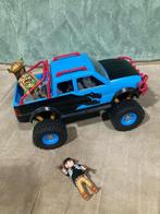 Playmobil terreinwagen (blauw met zwarte wolf), Enlèvement ou Envoi, Utilisé, Ensemble complet