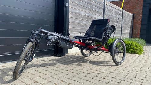ligfiets Hase Kettwiesel Evo Steps (in nieuwstaat!), Fietsen en Brommers, Fietsen | Ligfietsen, Nieuw, Overige merken, Onderstuur
