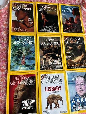 National Geographic - 9 tijdschriften beschikbaar voor biedingen