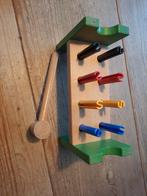 Houten speelgoed, Ophalen