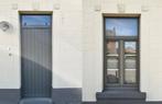 Ramen hout met dubbel glas + voordeur met bovenlicht, Doe-het-zelf en Bouw, Raamkozijnen en Schuifdeuren, Raamkozijn, 150 tot 225 cm