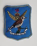 Ecusson badges aviation belge 16 ième escadrille, Ophalen of Verzenden, Luchtmacht, Embleem of Badge