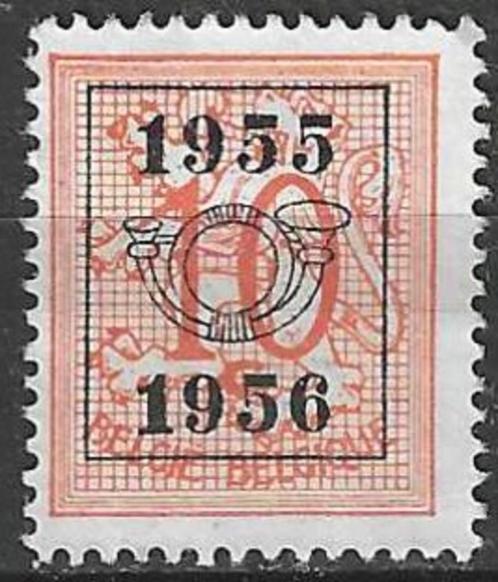 Belgie 1955/1956 - OBP 653pre - Opdruk E - 10 c. (ZG), Timbres & Monnaies, Timbres | Europe | Belgique, Non oblitéré, Envoi