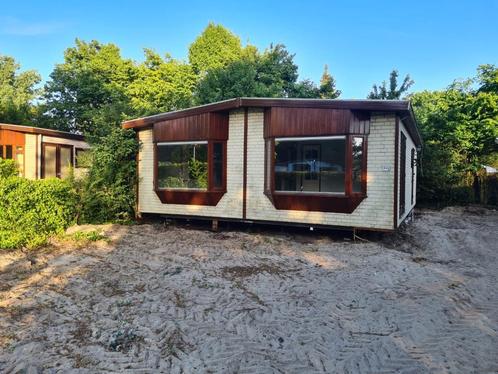 Steenstrips dubbelchalet met CV ophalen/verzenden in overleg, Caravans en Kamperen, Stacaravans, tot en met 4, Ophalen