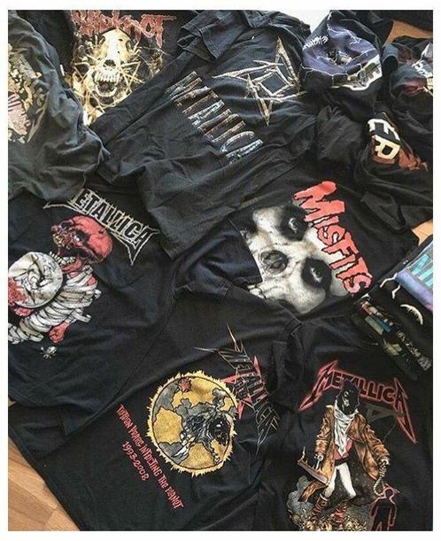 GEZOCHT: Oude band shirts Metal, Rock, Pop, Kleding | Heren, T-shirts, Gedragen, Ophalen