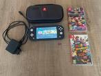 Nintendo Switch Lite met 2 games, SD kaart en beschermhoes, Ophalen, Grijs, Zo goed als nieuw