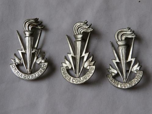 3 Mutskentekens TTR , kleur zilver , met 3 verschillen, Verzamelen, Militaria | Algemeen, Landmacht, Embleem of Badge, Ophalen of Verzenden
