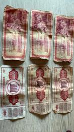 6 bankbiljetten van 100 Dinar uit 1978, Enlèvement ou Envoi