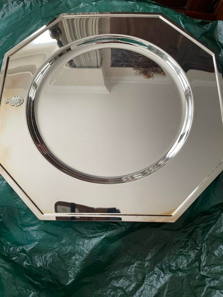 Onderzetborden verzilverd, Huis en Inrichting, Ophalen, Zo goed als nieuw